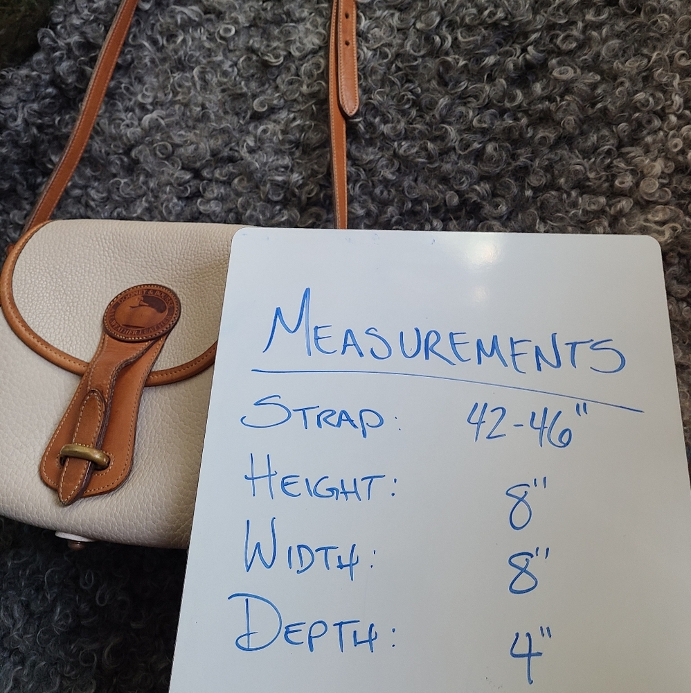 SWAPPED Dooney & Bourke White Leather Shoulder Bag + Wallet - Picture 10 of 16